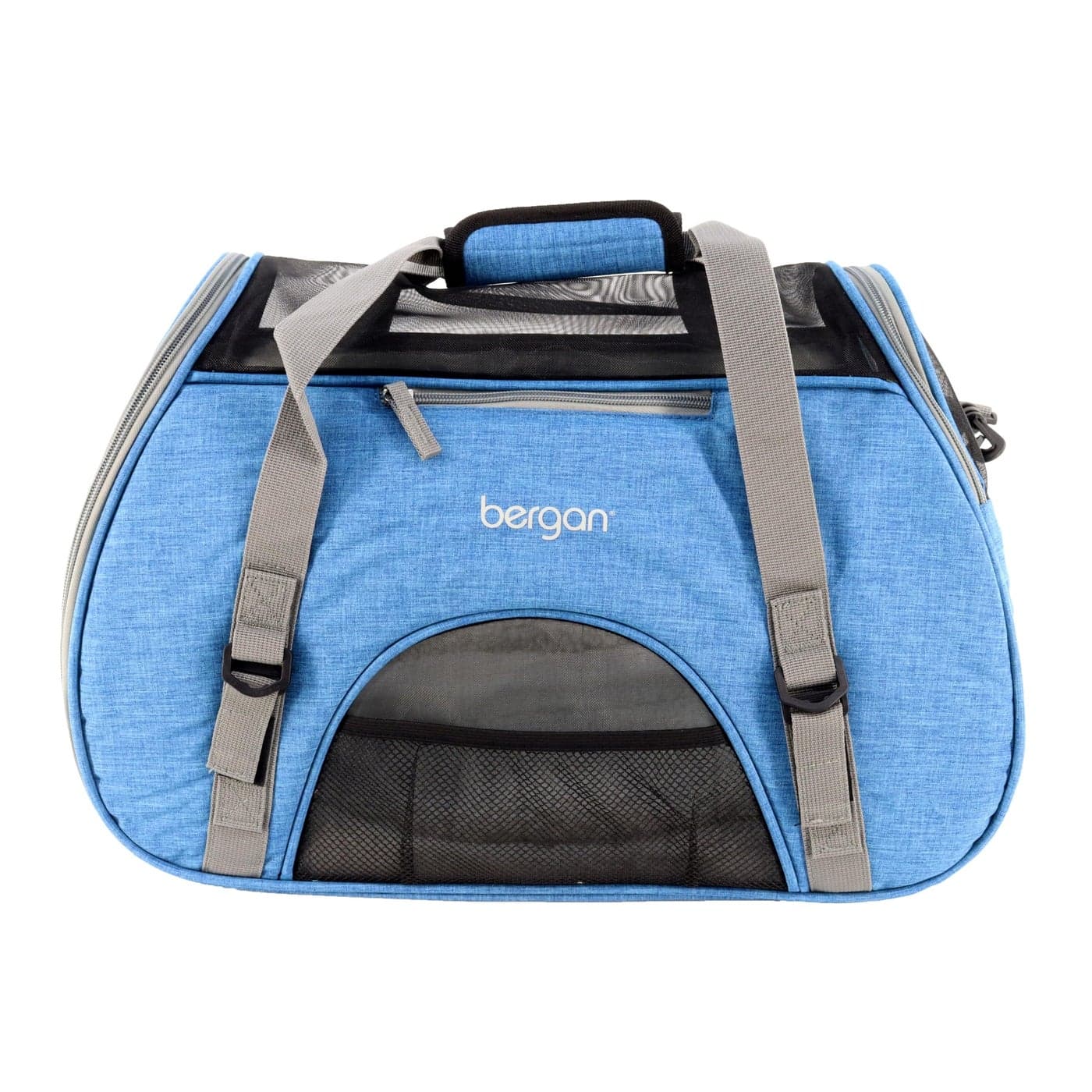Coastal Pet Bergan Comfort Carrier Breathable Travel Carrier for Dogs Cats Heather Bermuda 19 x 10 x 13