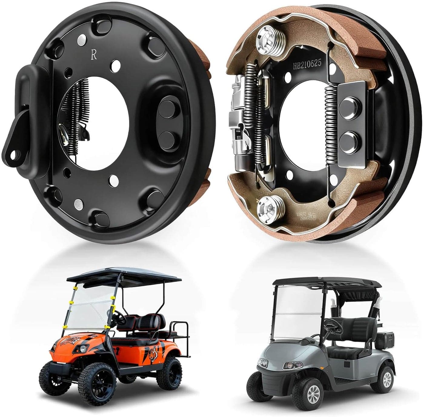 LEAPGOMAX Golf Cart Brake Assembly for EZGO and Yamaha Models