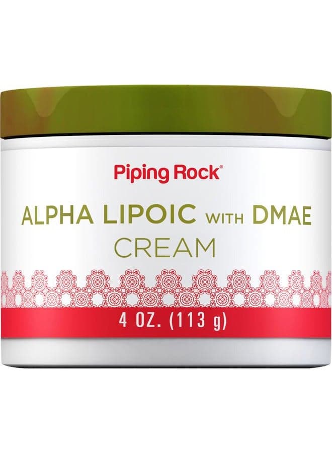Alpha Lipoic Acid | 4 oz | with DMAE Cream | Non GMO, Gluten Free