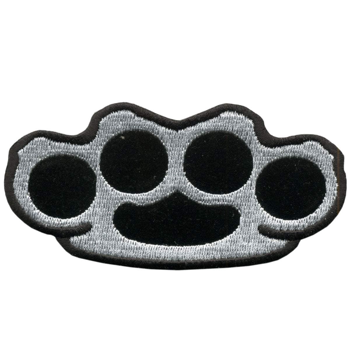 Hot Leathers PPA3122 Brass Knuckles 4 Width x 2 Height Black