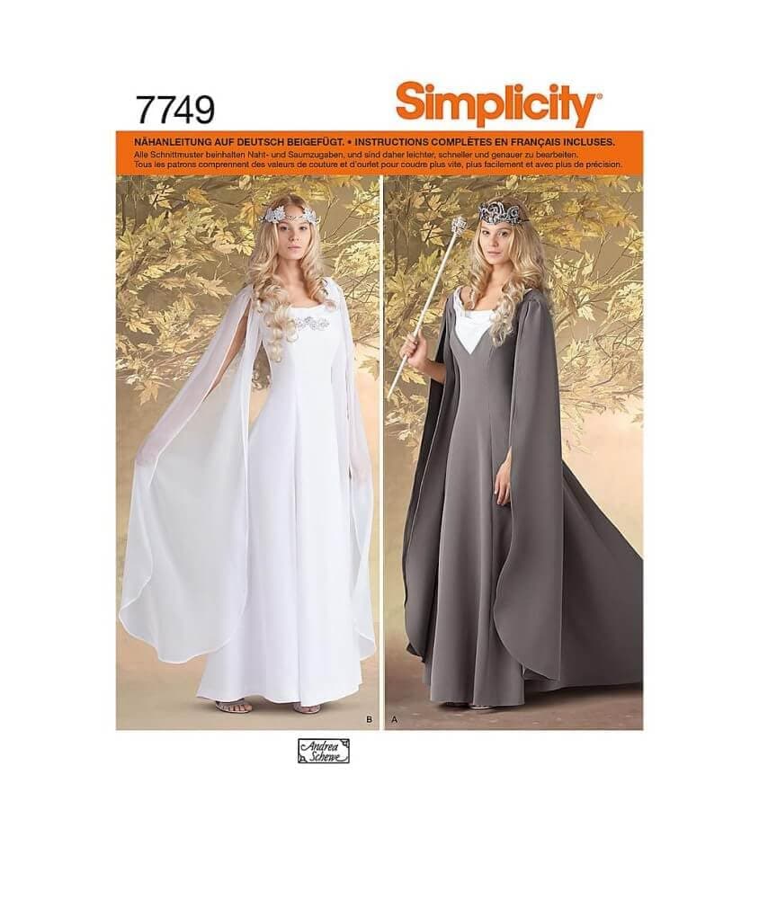 Simplicity 1551 Womens Elf Halloween and Cosplay Costume Sewing Pattern Sizes 1624