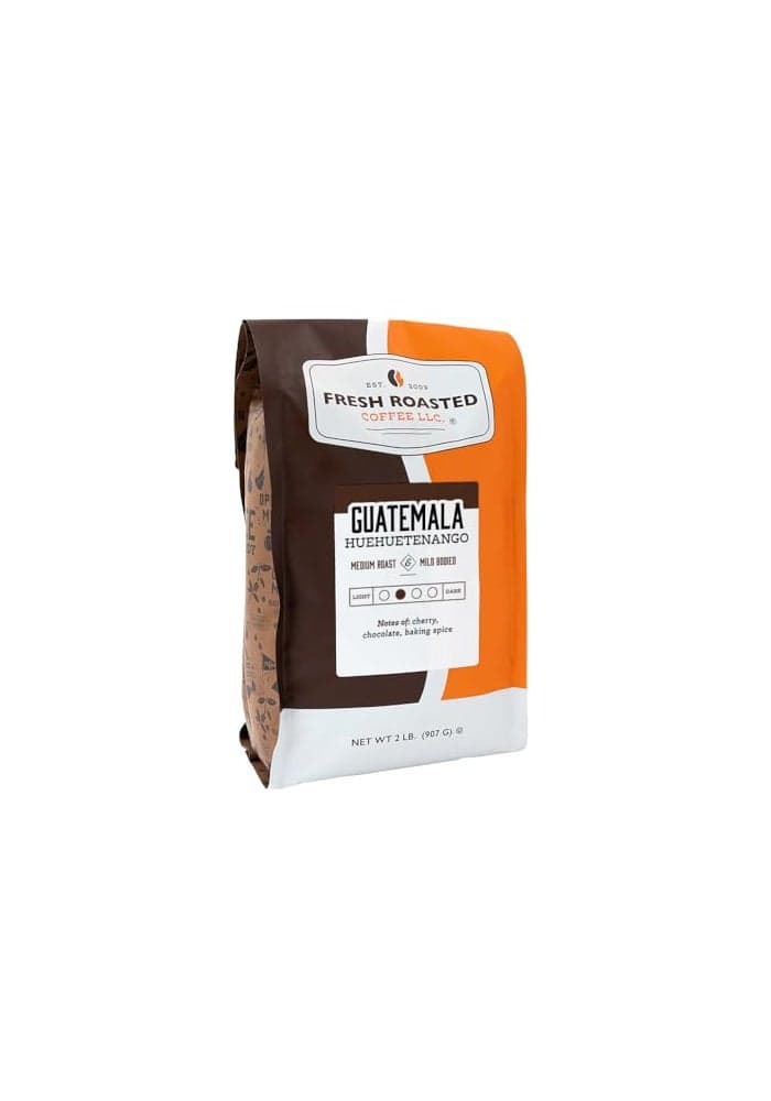 Fresh Roasted Coffee Guatemalan Huehuetenango 2 lb 32 oz Medium Roast Kosher Whole Bean