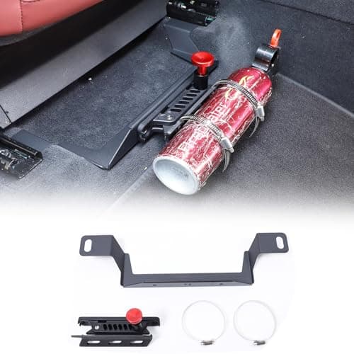 Car Fire Extinguisher Mount Braket Adjustable Collar Fire Extinguisher Holder for BMW X5 X6 X7 G05 G06 G07 2019+,Co-Pilot Quick Release Roll Bar Fire Extinguisher Holder Mount Accessories