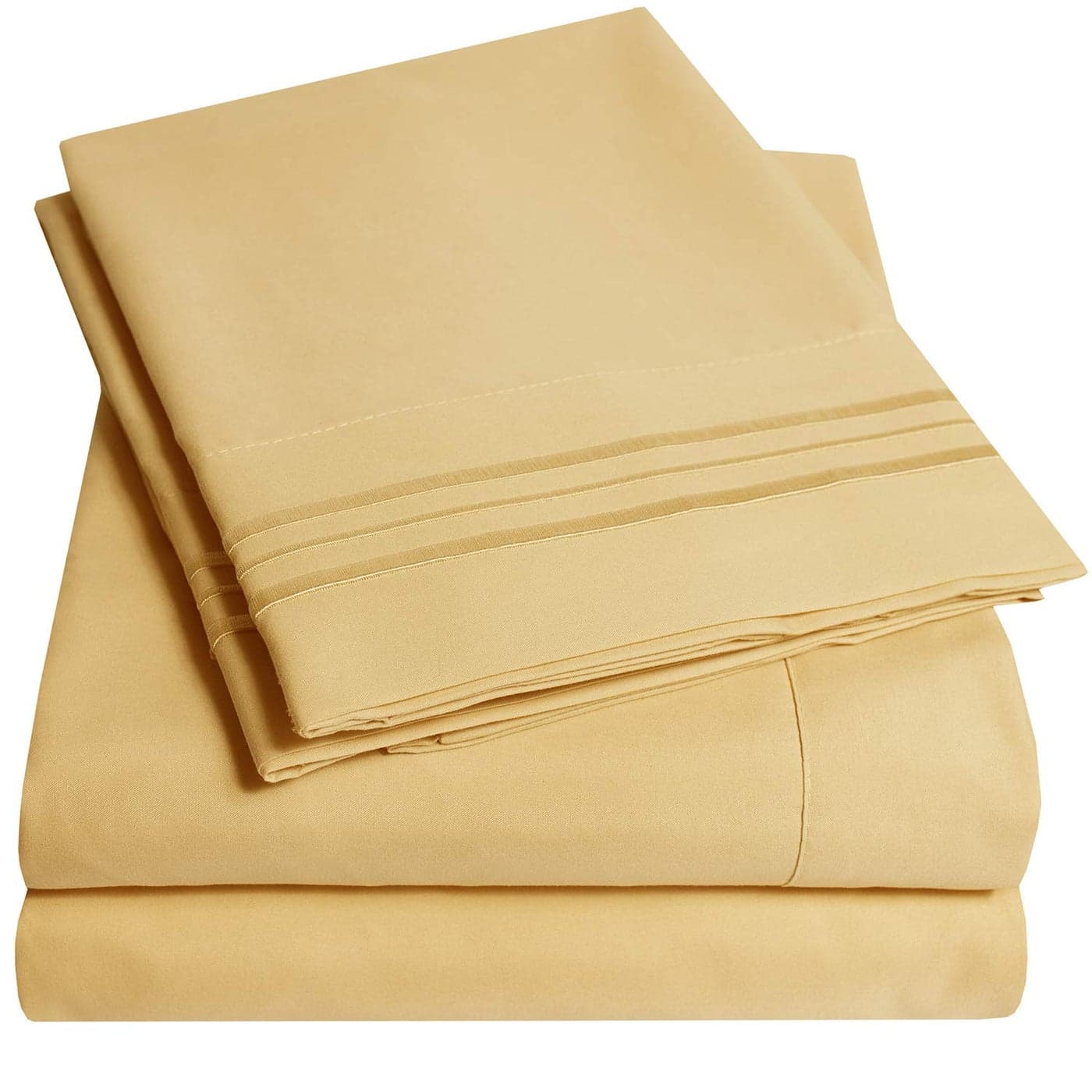 1500 Supreme Collection Extra Soft RV Queen Sheets Set Camel Luxury Bed Sheets Set with Deep Pocket Wrinkle Free Bedding Over 40 Colors RV Queen Size Camel Short Queen