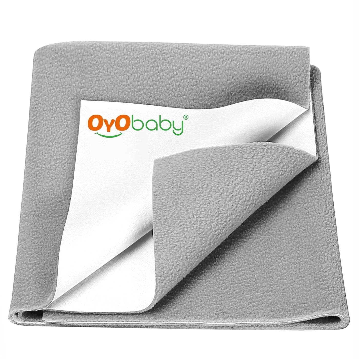 OYO BABY Baby Bed Protector Dry Sheet for New Born Babies XLarge 200cm x 140cm Grey