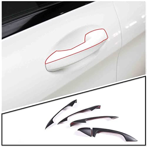 TINKI ABS Matte Black Exterior Door Handle Cover Trim fits for MercedesBenz C GLC W205 20182020 Exterior and Interior Accessories