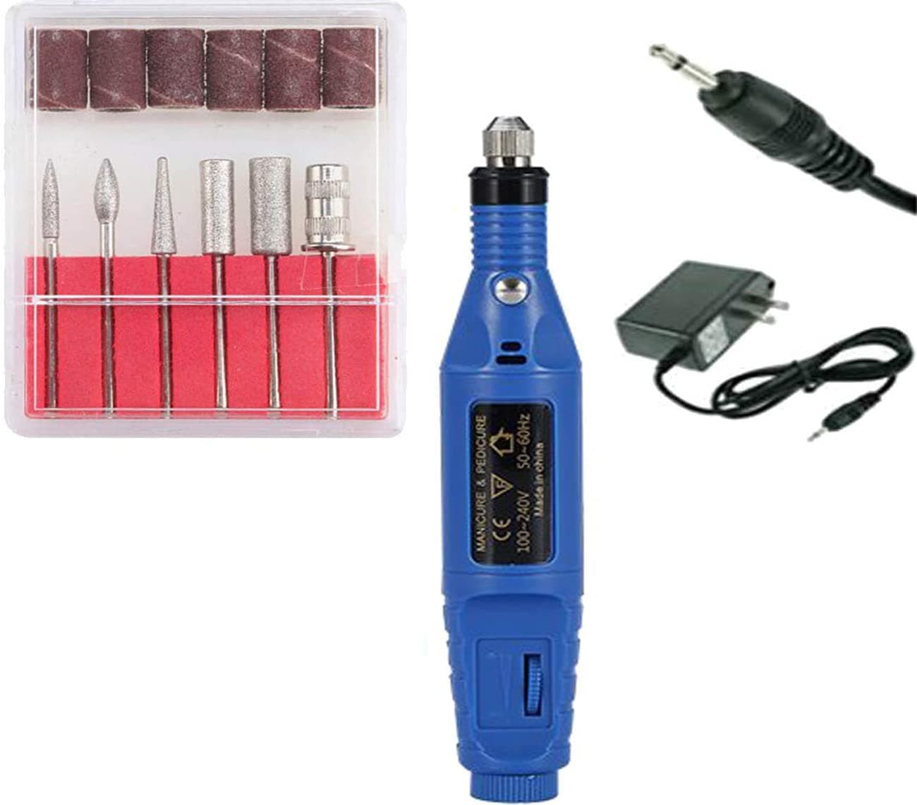 DIY Crafts Design No # 3, Nail Kit, Nail Art Drill Kit File Professional Electric Manicure Pedicure Drill Sander Pen Nail Art Grinder with Multi Sandi (Design No # 3, Nail Kit)