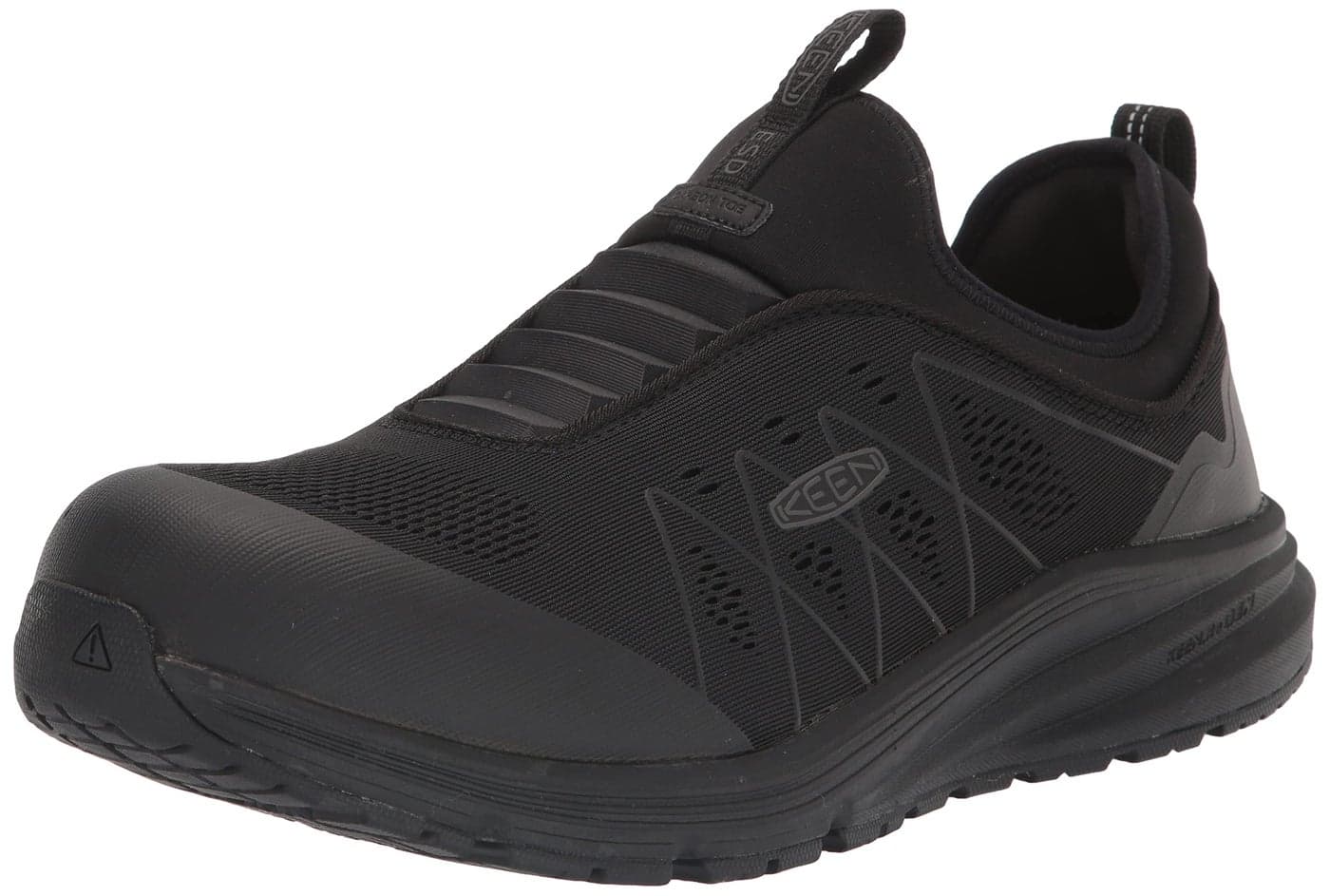 KEEN Utility mens Vista Energy Shift Low Composite Toe Esd Slip on Industrial Work Sneakers BlackBlack 105 US
