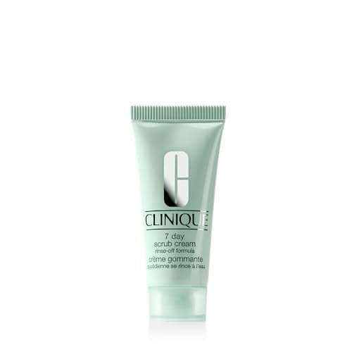 Clinique 7 Day Daily Gentle Face Exfoliator Lightweight Scrub Cream With Silica For All Skin Types 34 Fl Oz