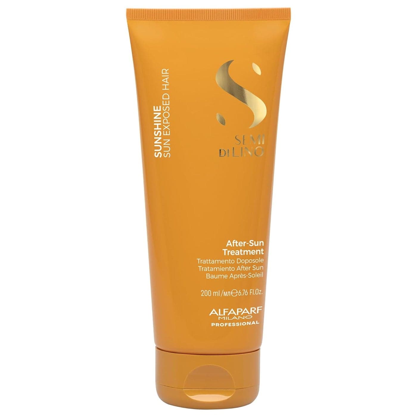 Alfaparf Milano Semi di Lino Sunshine After-Sun Hair Treatment - Restorative Treatment for Hair Stressed by Sun, Chlorine and Salt - Nourishes and Detangles - Vegan Formula - Adds Softness and Shine