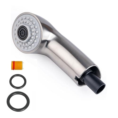 Pull-Out Spray Wand Fits Grohe Pull Out Faucets, Grohe Part 46312SD0 / 46298SD0, Super Steel Finish