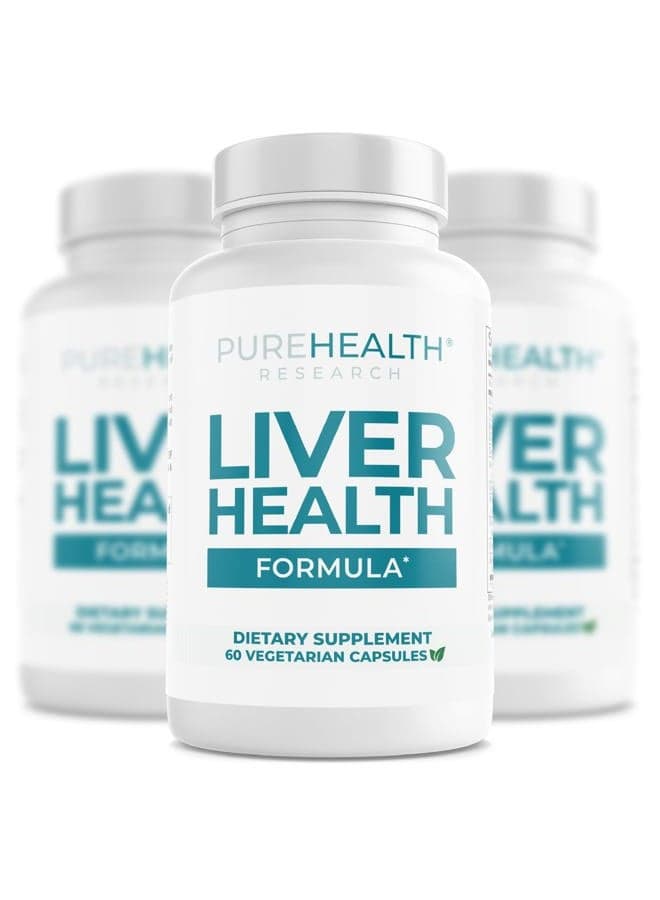 Liver Health Detox and Cleanse Supplement - Herbal Blend for Women & Men with Artichoke Extract, Milk Thistle and Dandelion - Liver Support Supplement - 180 Capsules