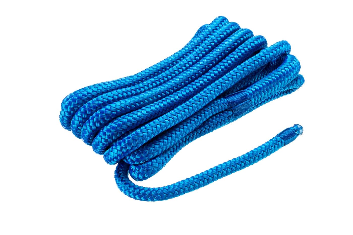 SEACHOICE Double-Braid Nylon Dock Line 3/8" x 15' 40301 Blue
