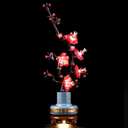 Mililier LED Light Kit for Lego 10369 Plum Blossom Building Set Compatible with Lego 10369 Building Blocks ModelNot Include Blocks Set