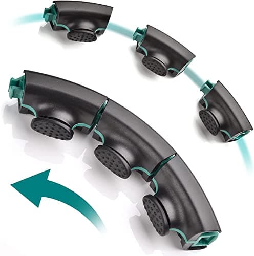 Teal Elite 3 Extra Links Weighted Hula Hoop Extension Knots for Fitness Hoop Plus Size Accessories for Adults Weight Loss