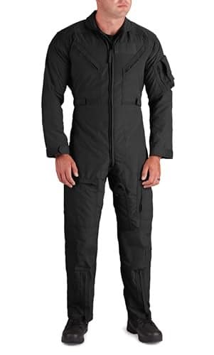 Propper Men's CWU 27/P Nomex Flight Suit, Black, 36 Small