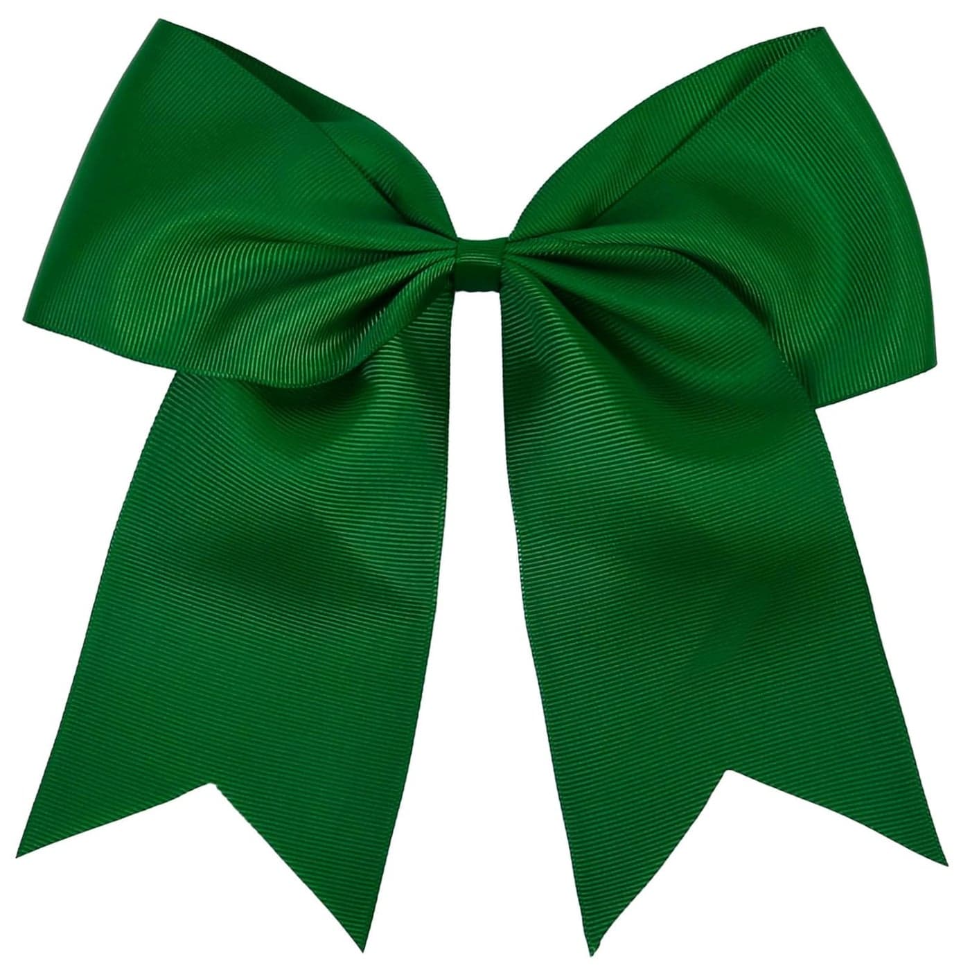 Tobeffect Hair Clip 8 Inch Green Hair Bow Cheerleading Bows for Girls Women Cheerleaders Grosgrain Material Perfect for Hair Securing Festivals Birthdays Weddings School