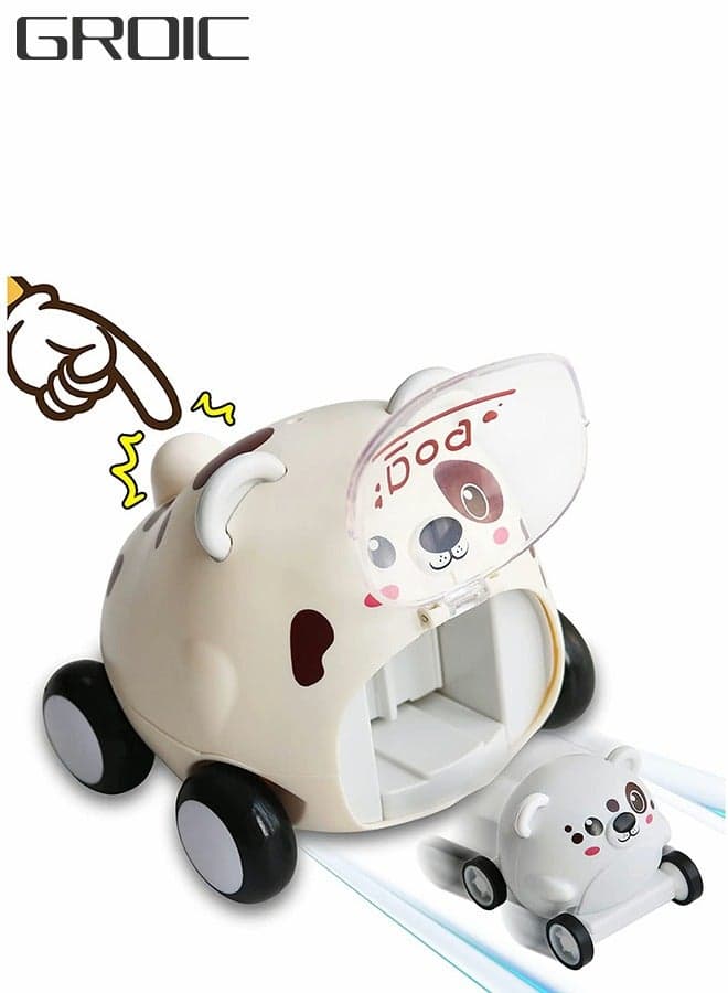 Catapult Car Toys for Kids,Pull Back Cars for Toddlers ,Ejection Inertial Car Dog Pull Back Toy,Preschool Kids Car Launcher Toys ,Car Toys
