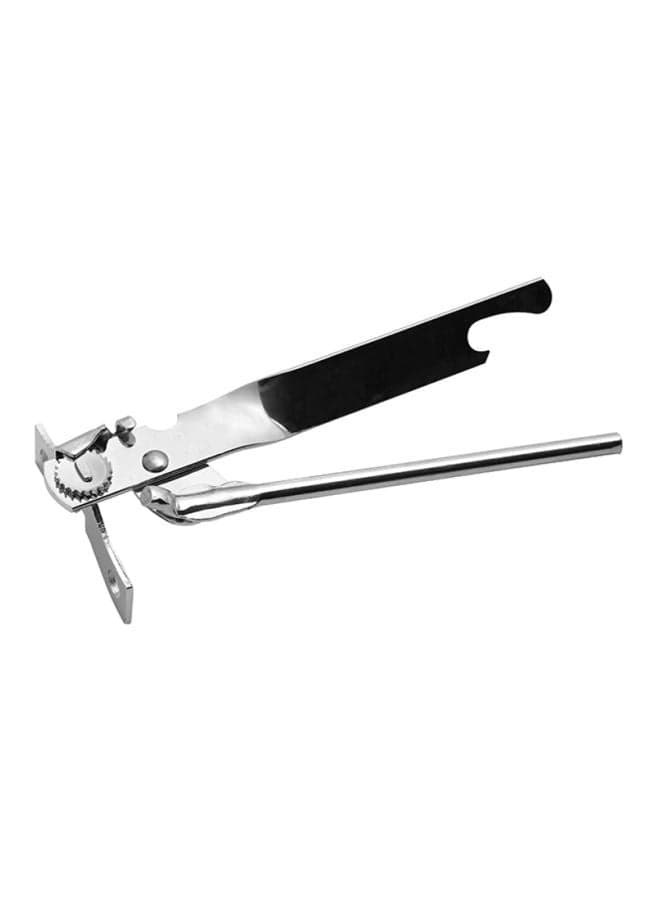 Can Opener Chrome Plated Carbon Steel 15.6X6 Cm Silver