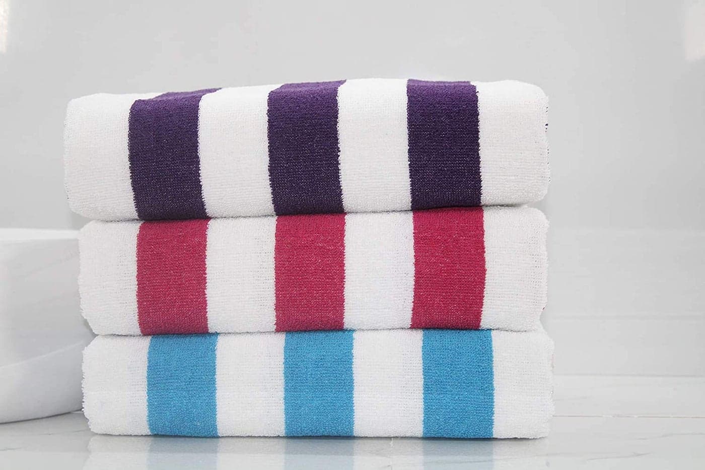Tharunsha Elite Quick Dry Ultra Soft Pure Cotton 500 GSM Jumbo Size Pink Yellow Blue Terry TowelBath Towel Beach TowelShowerGym Towel Sports Towel Swimming Pool Towel 35X70 inch Set of 3