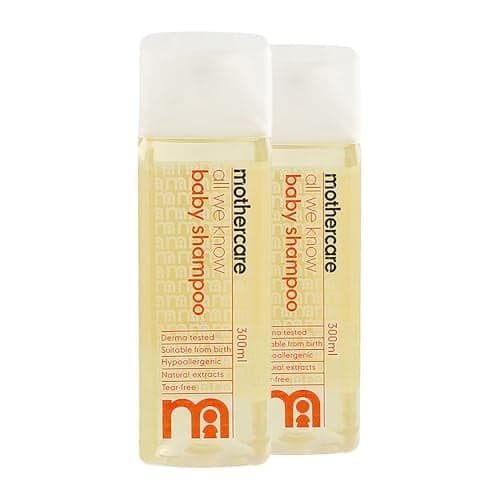 Mothercare All We Know Baby Shampoo, 300ml, Pack of 2