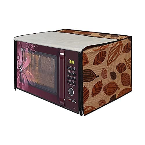 Lithara Printed Waterproof Microwave Oven Cover for LG 20 Litre Convection Microwave Oven MS2043DB | Sams19 (Multicolor)