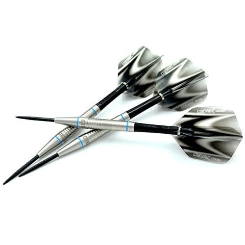 CUESOUL Glory 85% Tungsten 22g Steel Tip Dart Set-Blue line Colored