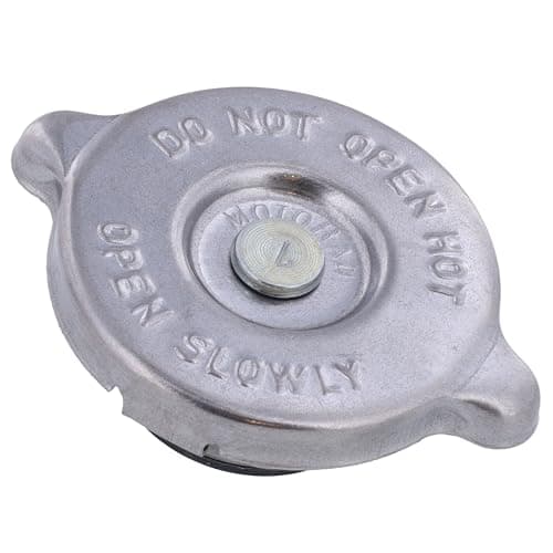 MotoRad Metal Radiator Cap Black 7 PSI 4 Ear Design for Open or Closed System 10228