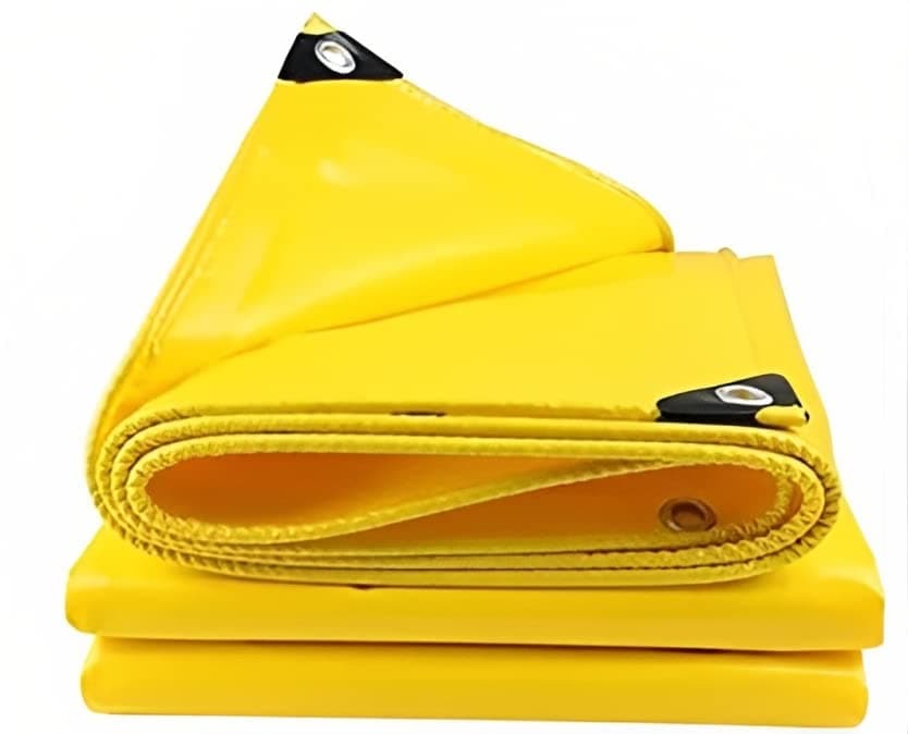 RK Trends 15Ft X 18Ft Yellow Heavy Duty Tarpaulin Tirpal Tadpatri Tharpai Thadika Extra Strong Eyelets UV Resistant 100 Waterproof Virgin 6 Layer MLCL 3D Rib Technology1 No by RK Trends