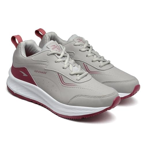 ASIAN Women DESTINY-02 Running And Casual Wear Running Shoes With Laces, Lightweight And Comfortable Shoes Gym And Sports Shoes For Women & Girls With Stylish Design, 6 UK, Magenta