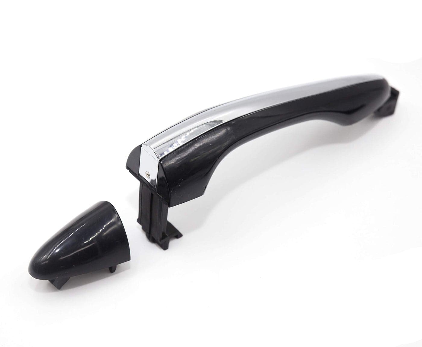 Otois Exterior Door Handle BlackChrome with Finish Cap For Kia Optima 2011 2015 Front Passenger Side