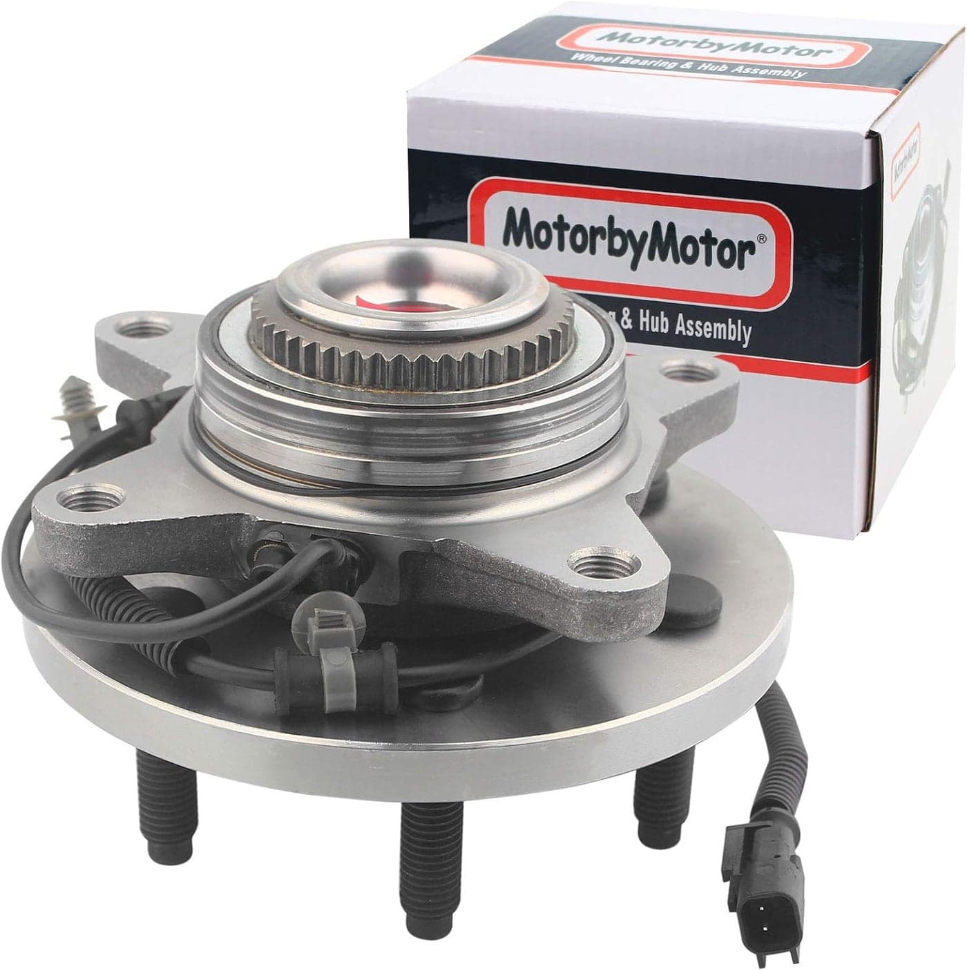 MotorbyMotor 515142 Front Wheel Bearing and Hub Assembly for Ford F-150, Expedition, Lincoln Navigator (2011-2014)