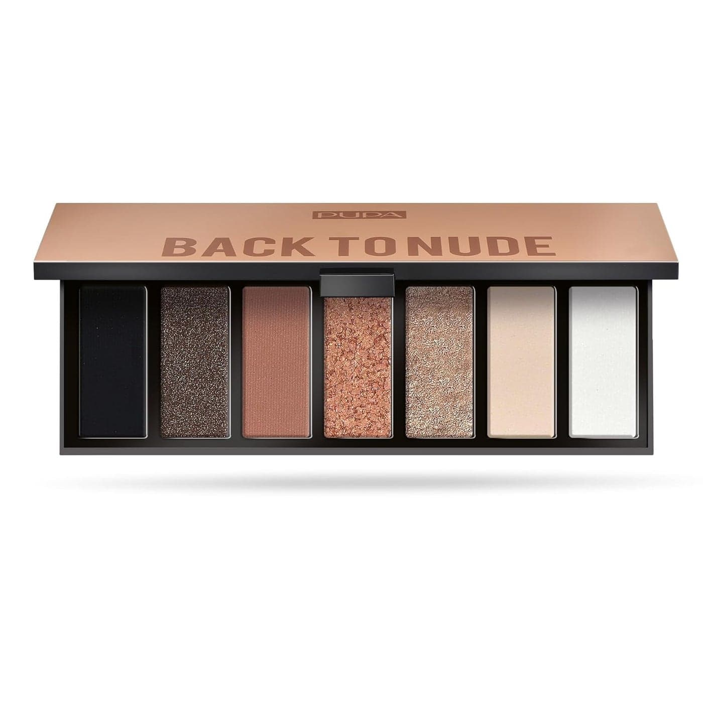 Pupa Milano Make Up Stories Eyeshadow Palette 001 Back To Nude - 7-Shade Shadow Collection with Matte, Satin, and Metallic Color Options - High Pigment Formula - Soft, Blendable Texture - 0.469 oz