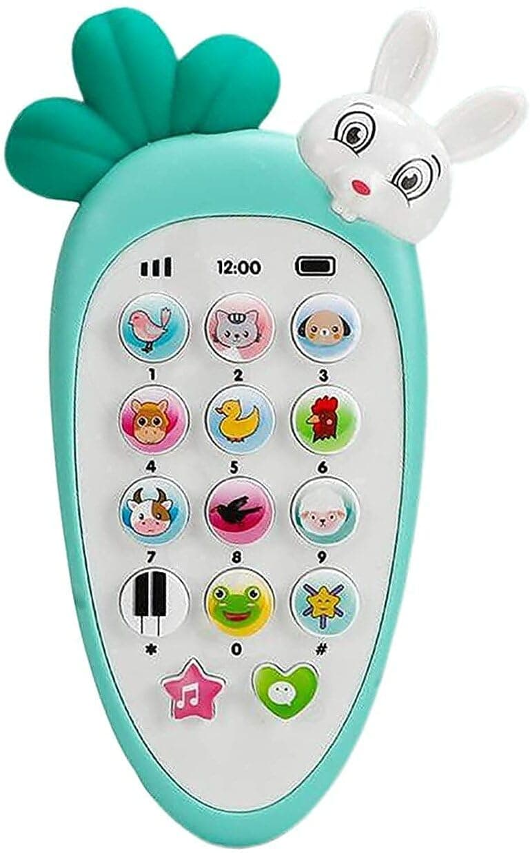 Bestie toys Smart Musical Sound Light Mobile Upper Side Soft Silicone Rattle for Kids