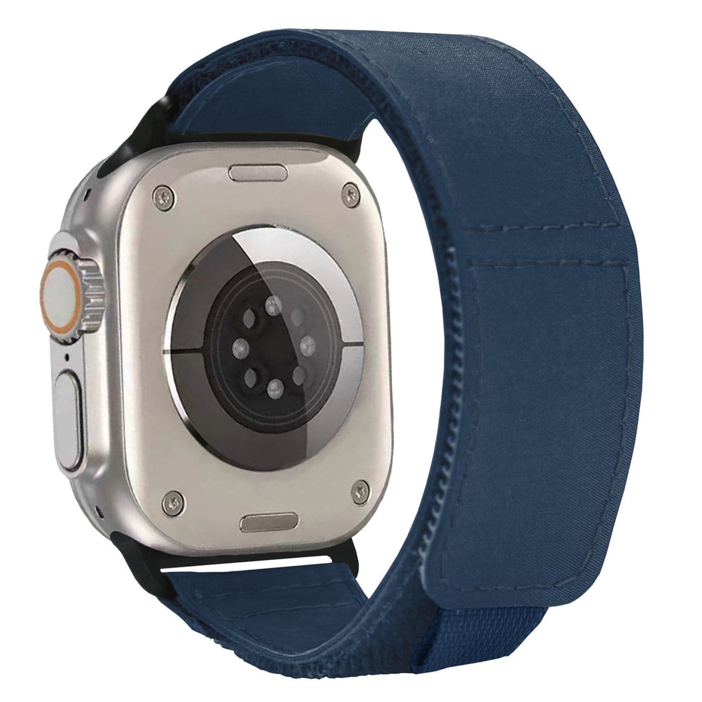 For Apple Watch Ultra 49Mm Loop Woven Nylon Watch Band(Dark Blue)