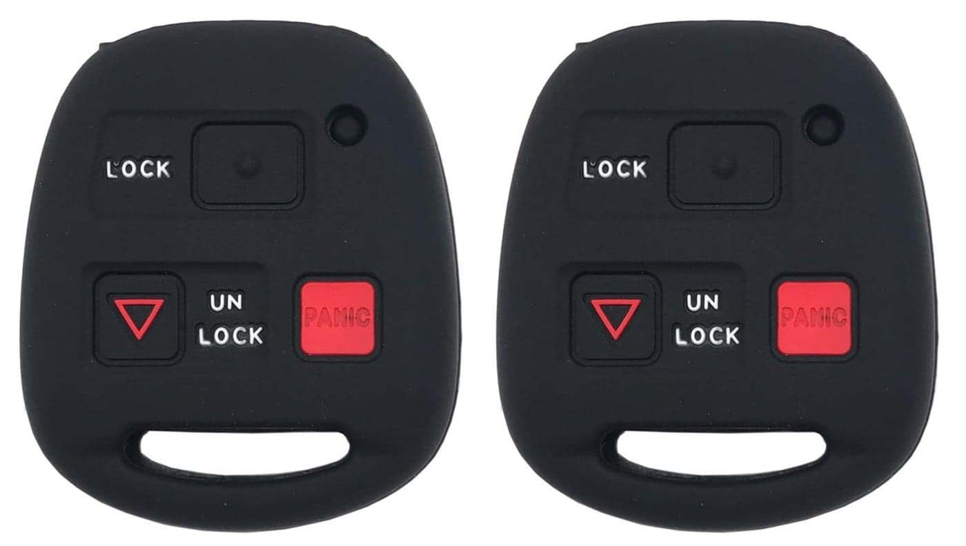 Replacement Remote Key Shell Case Cover fits for Lexus ES GS GX is LS LX RX SC ES300 ES330 GS300 GS400 GS430 GX470 IS300 LS400 LS430 LX470 RX300 RX330 RX350 RX400h RX450h SC430 (Black2)