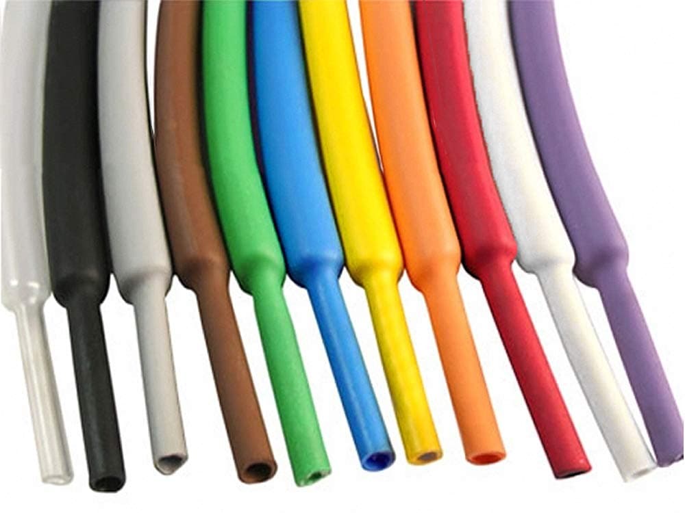 Electriduct 7/8" Heat Shrink Tubing 3:1 Ratio Shrinkable Tube Cable Sleeve - 25 Feet (Black)