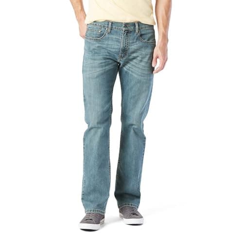 Levi Strauss Signature Gold Men's Relaxed Fit Flex Jeans (Available in Big & Tall), Titan, 29W x 32L