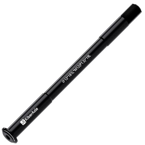 KiberAxle 12mm Thru Axles for Bike Forks and Rear Shock, Hubs Adapter Axle, Thread Pitch: 1.5 mm/Length: 181mm