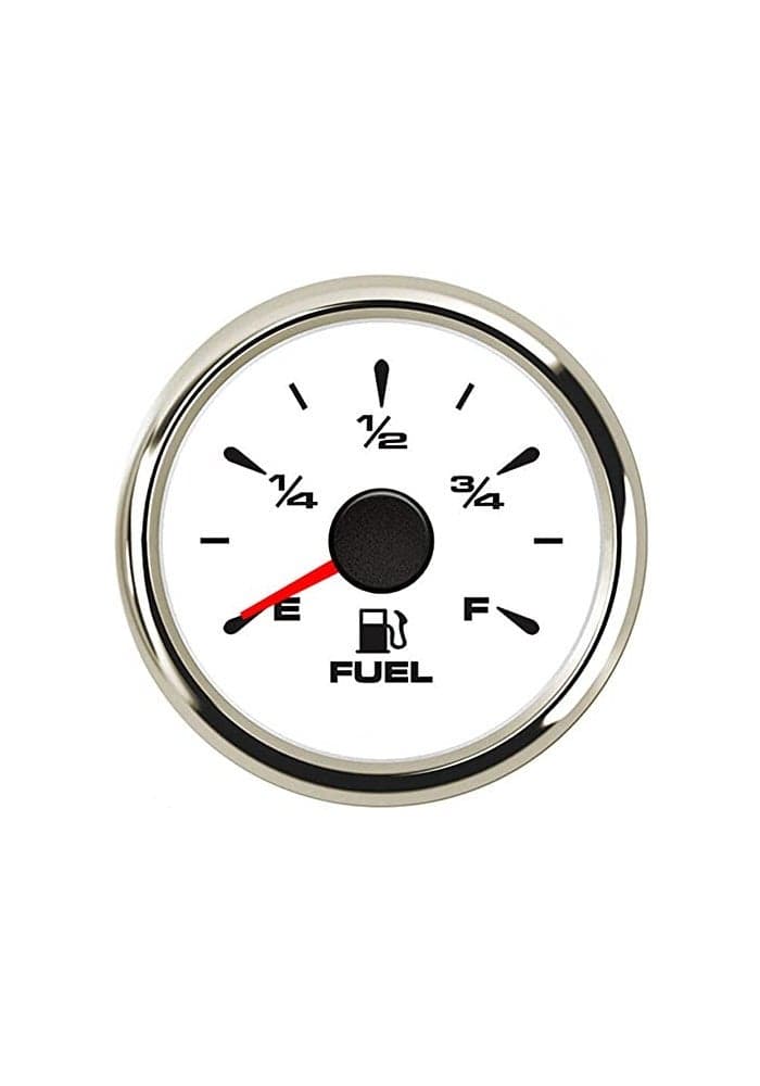 100TECH Universal Fuel Gauge for Boat, Car, Truck, and Motorcycle - Aftermarket Fuel Level Gauge