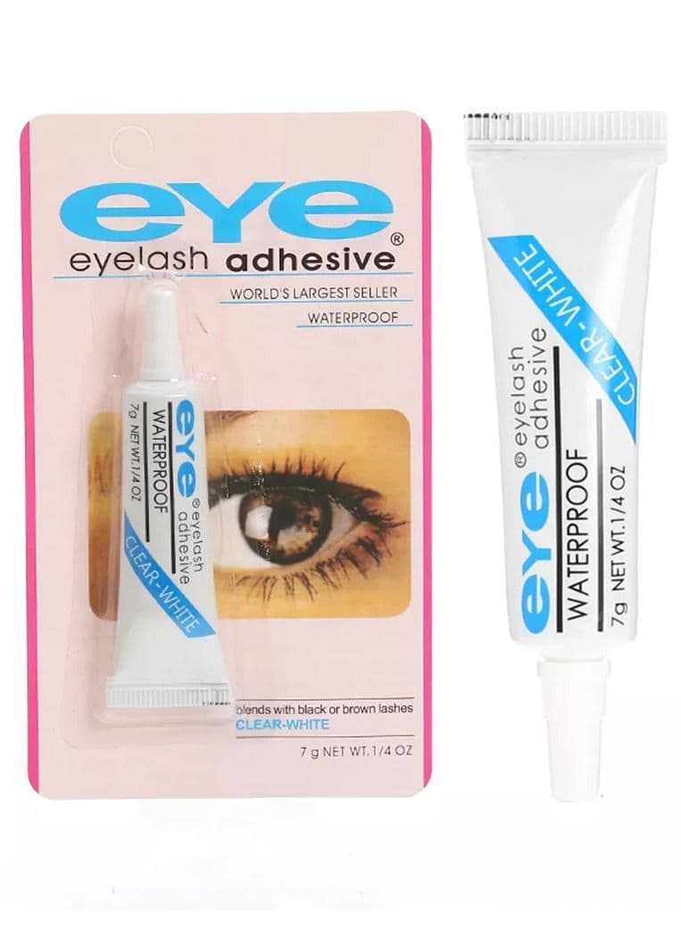 1PC Light Blue False Eyelash Glue Waterproof Adhesive Eye Makeup Tool