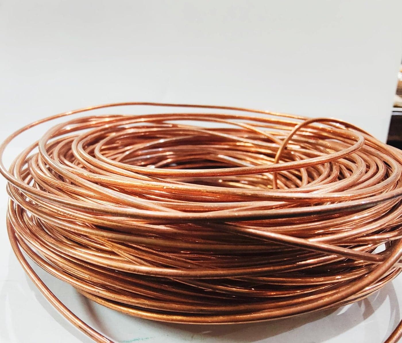 VAKOOBA 2 Meter Bare Copper Wire 12 Gauge 2642 mm Diameter Dead Soft 999 Pure Copper Wire Without Enameled DIY Jewellery Artistic