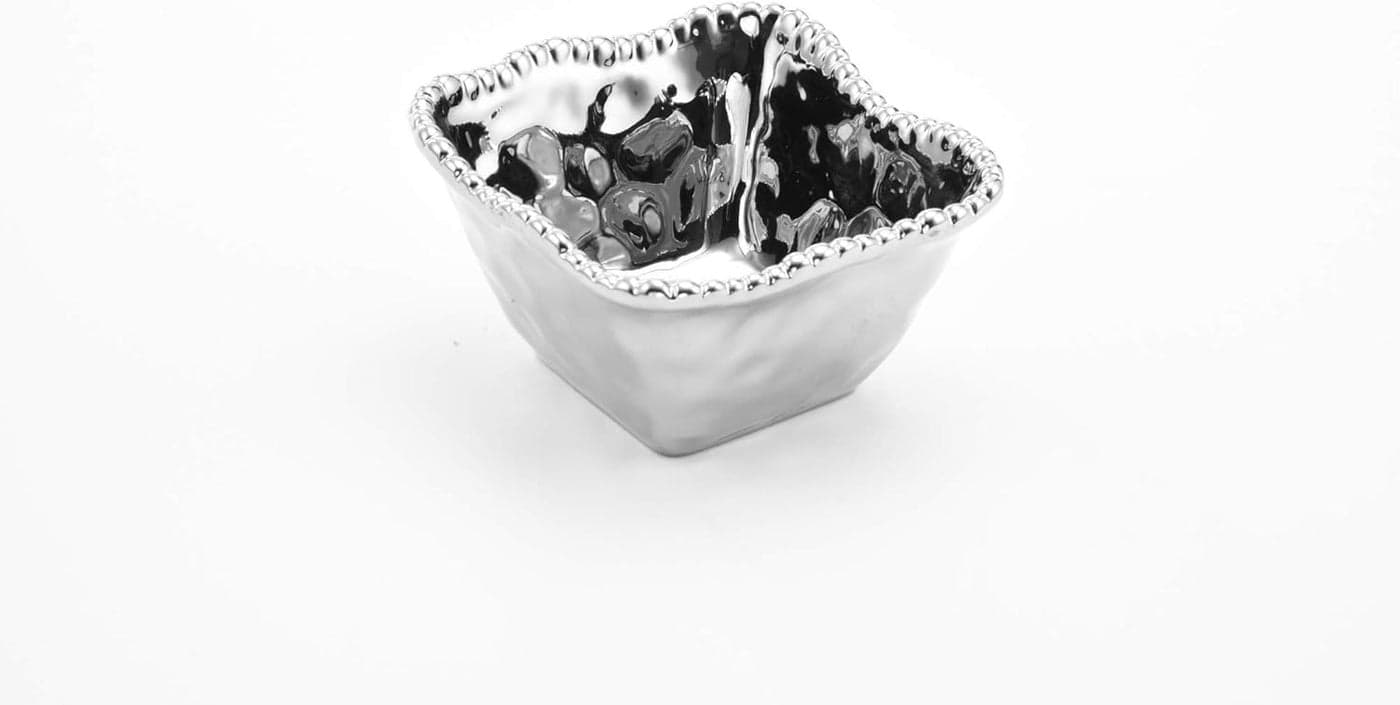 Pampa Bay Verona Porcelain Square Snack Bowl