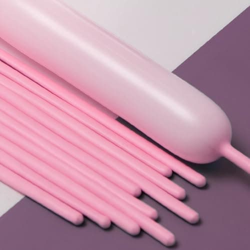260 Balloons Pastel Pink Thickened 100 Pack Long Balloons Twisting Skinny Magic Balloons for Balloon Arch Animals Clown Birthdays Party Baby Shower Bachelorette Weddings Decorations Supplies