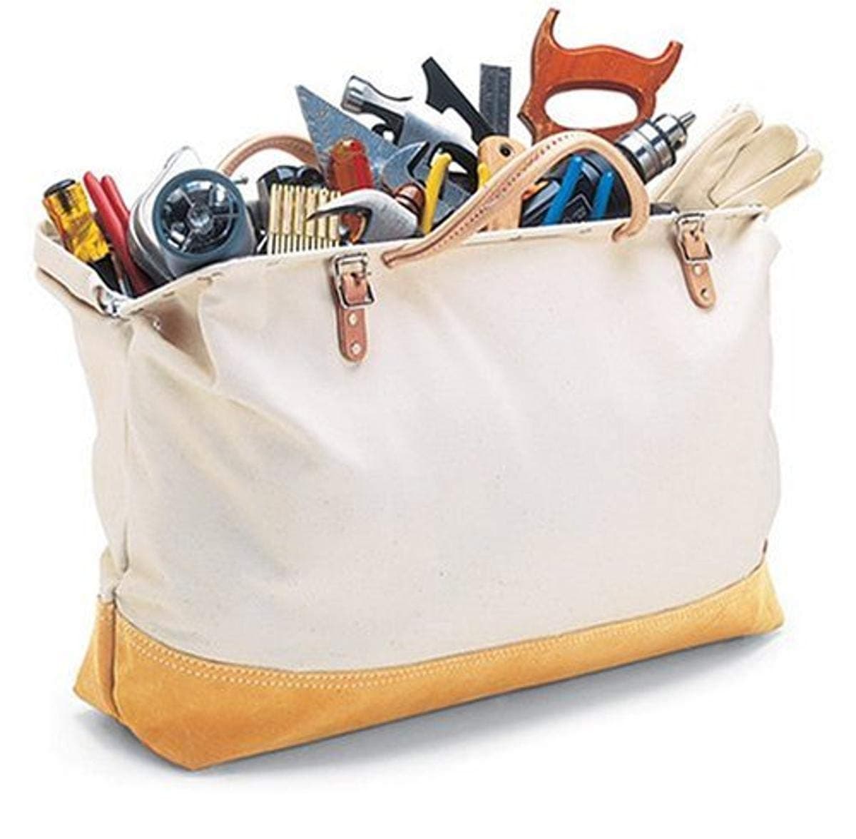 CLC Custom Leathercraft 304X Reinforced Masons Tool Bag, beige