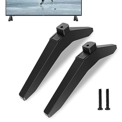 TV Legs for LG 43in TV UJ LJ Series Compatible with LG TV Stand Replacement Base 43UJ6300 43UJ6300PUA 43UJ630T 43UJ635T 43LJ5500 43LJ550M 43LJ5550 43LJ5500UA with Screws