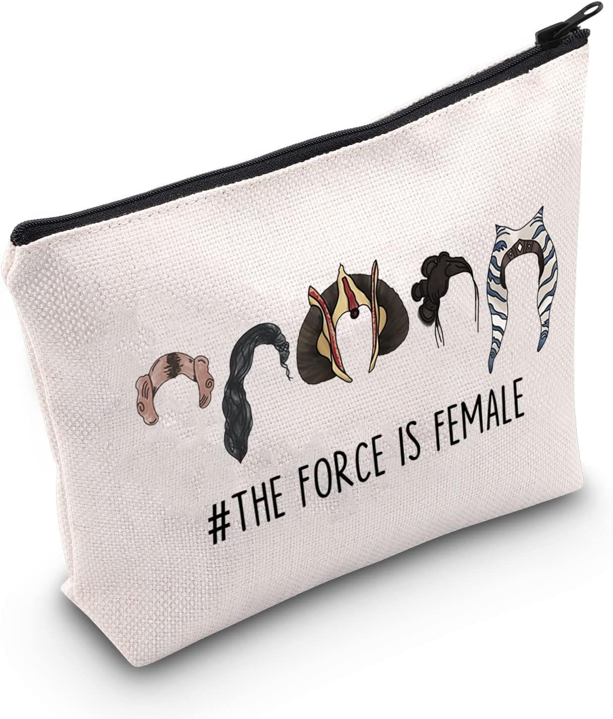 POFULL Princess Movie Inspired Gift The Force is Female Cosmetic Bag (The Force Bag)