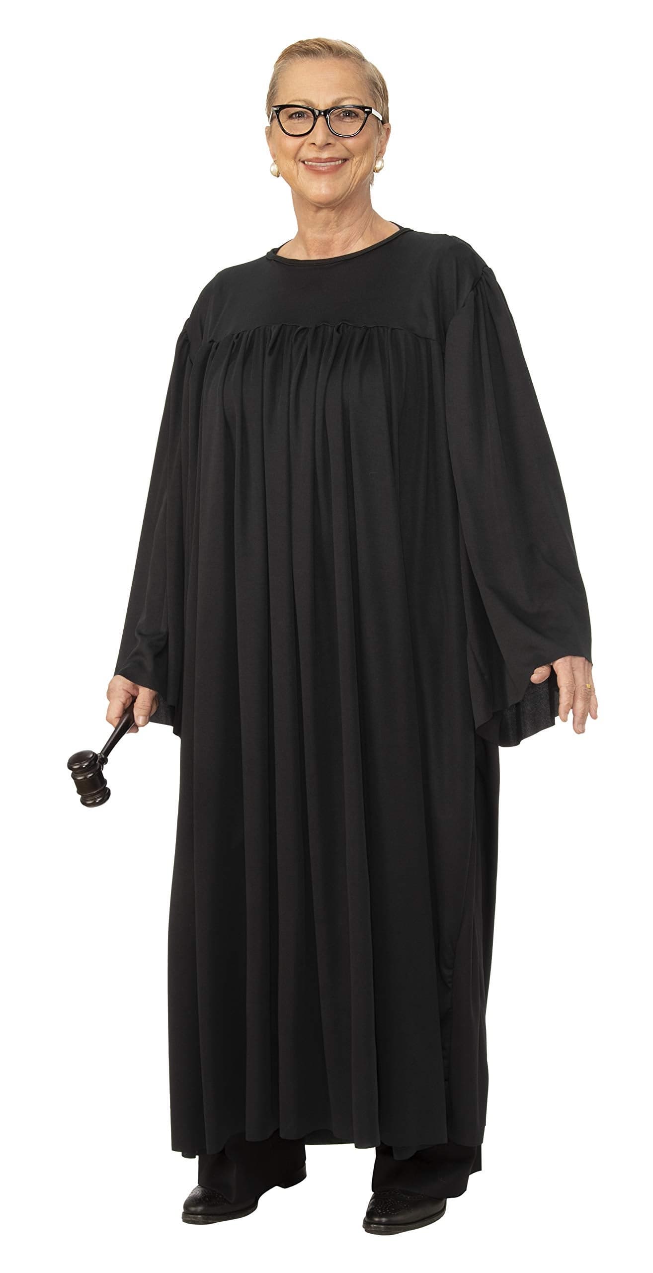 Rubies Unisex Judge Adult Sized Costumes, Black, Standard US