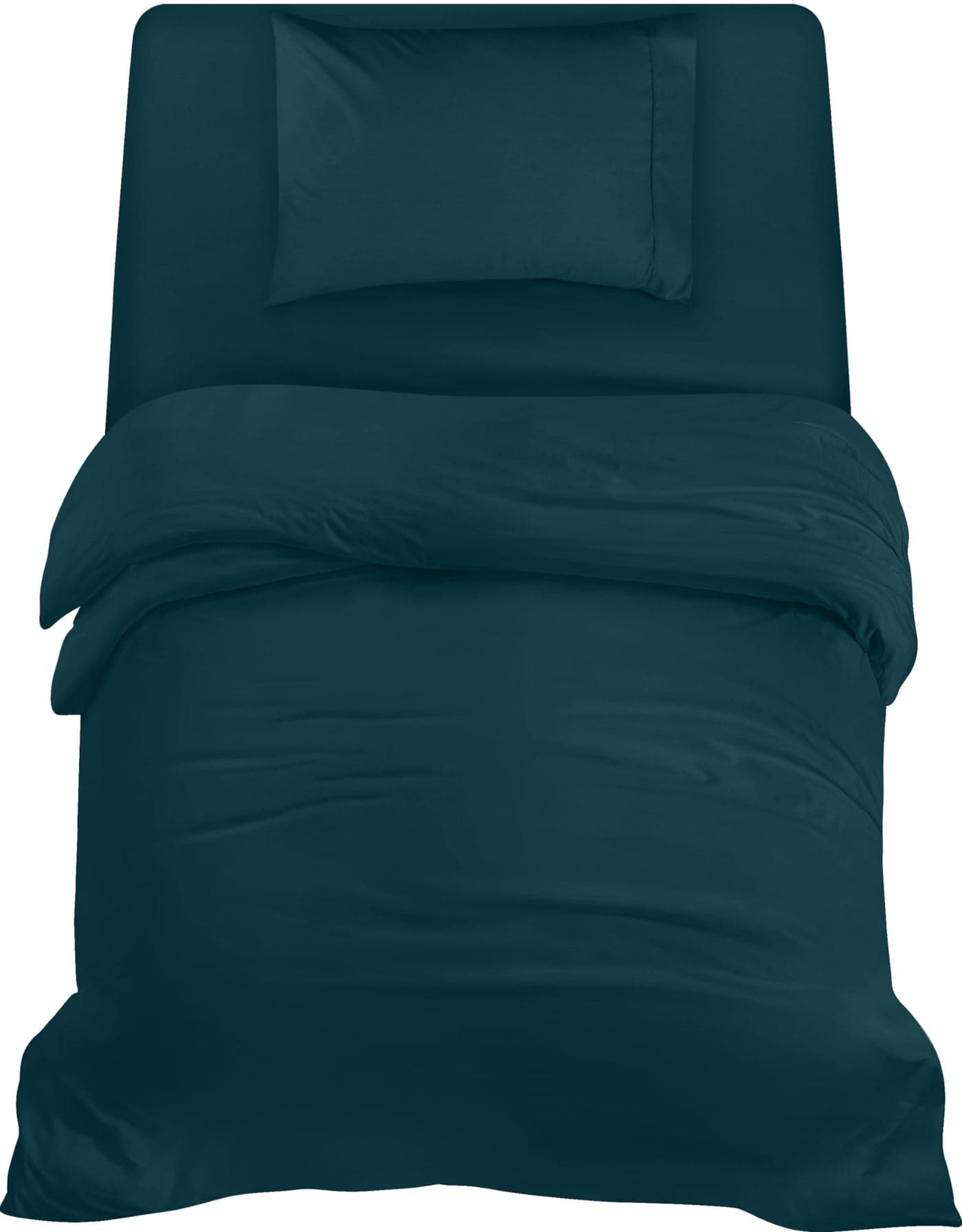 Utopia Bedding 3 Piece Single Bedding Set Duvet Cover Fitted Sheet with Pillow case Soft Brushed Microfiber Teal