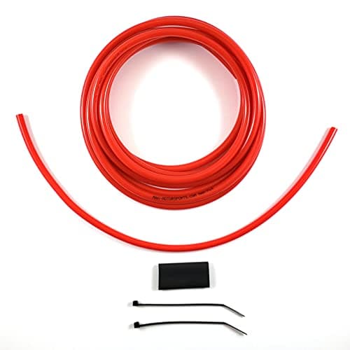 MAX-MOTORSPORTS Universal 4mm ID Carburetor Vent Hose Lines Overflow 10'ft Kit fits Keihin Mikuni Carb Mx ATV Max-Motorsports (Solid Bright Red), UNI10